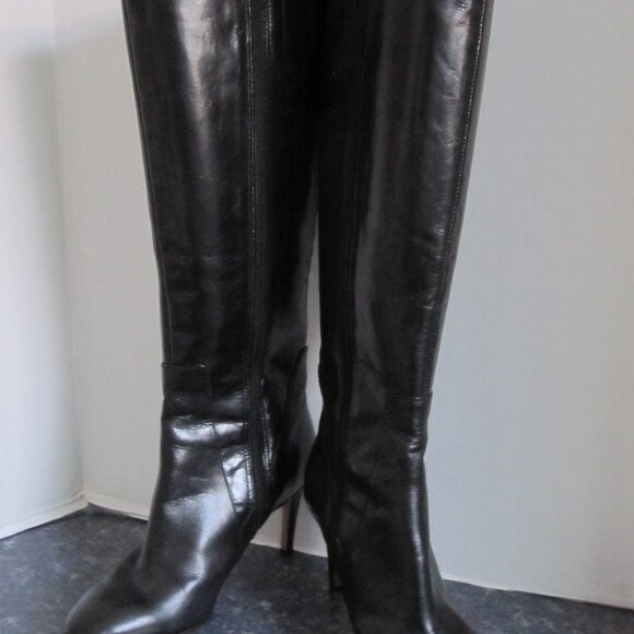Nine West Knee High Leather "Moyen" Boots - Size 6M. - Picture 10 of 16
